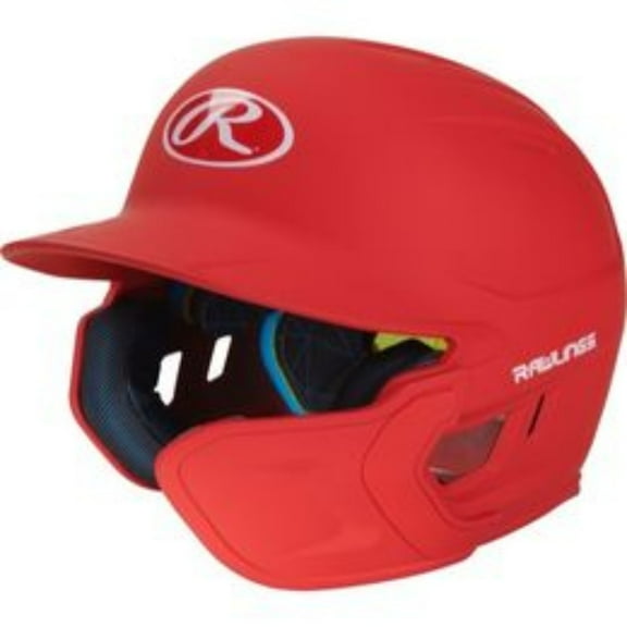 Rawlings Mach Junior 1-Tone Matte Baseball Helmet with RHB EXT Flap