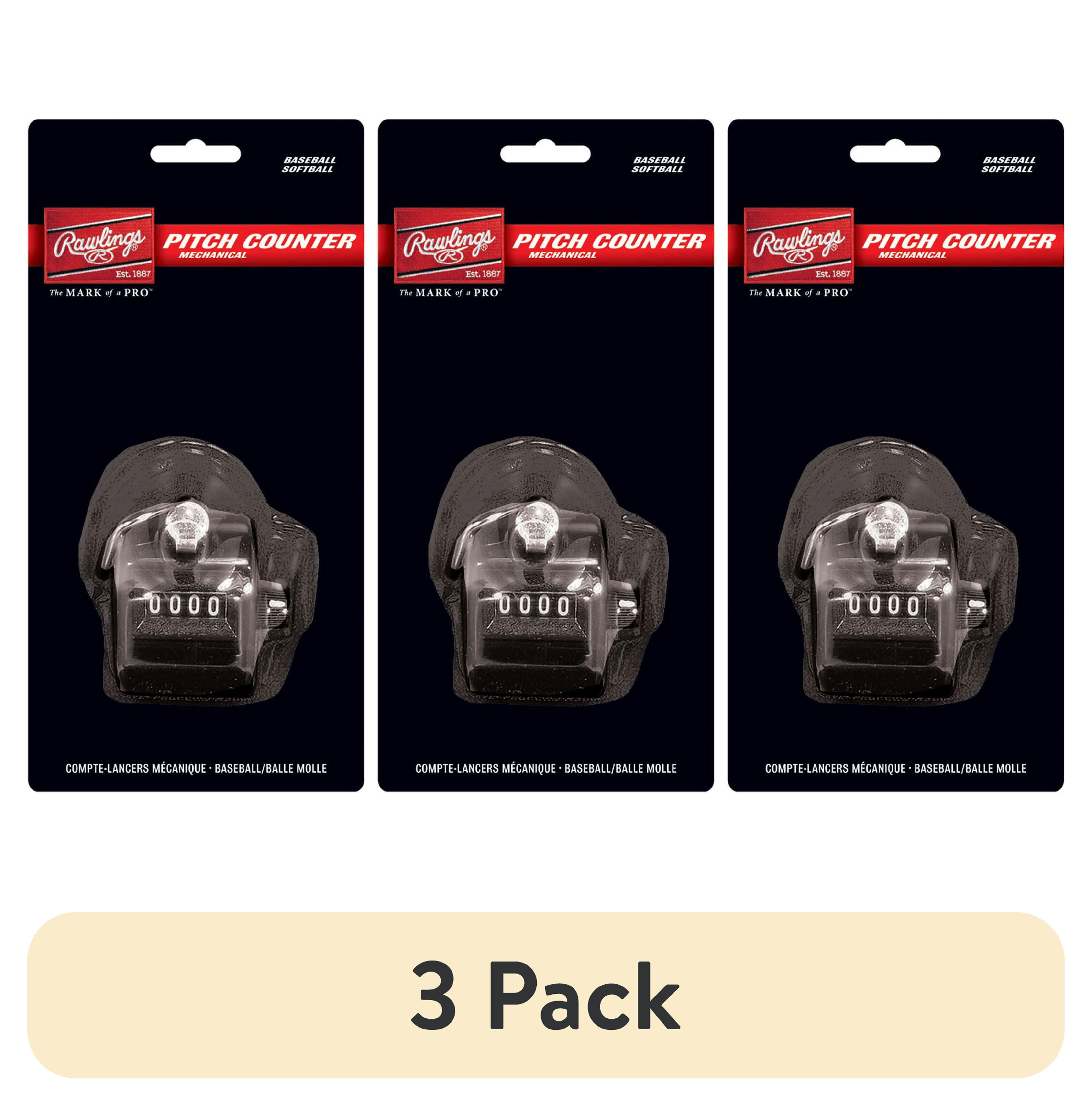 (3 pack) Rawlings Mechanical Coaches/Umpire Pitch Counter, Baseball/Softball