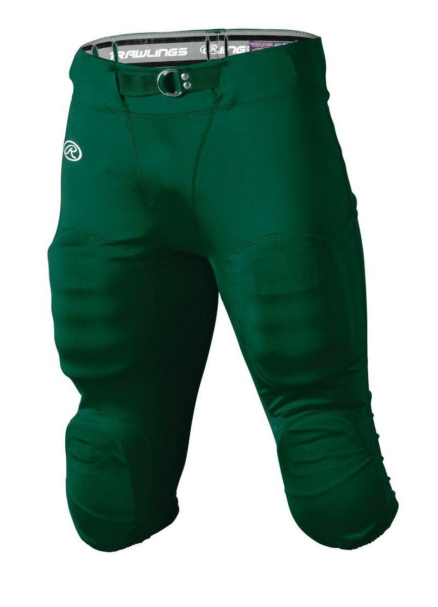 Rawlings Men's High Performance Game Football Pant Dark Green Large
