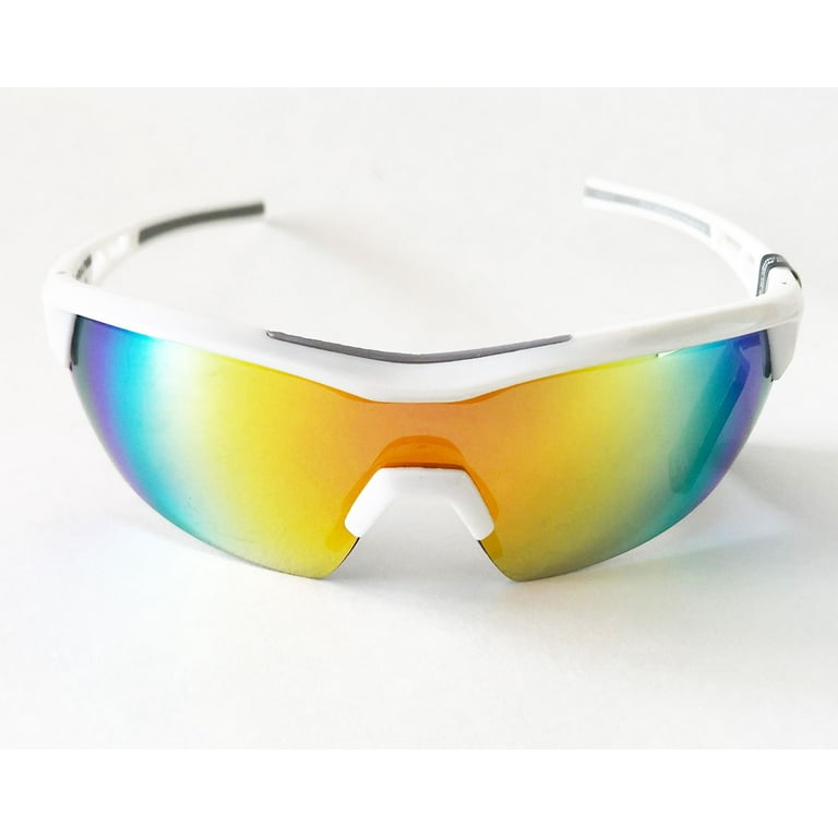 Rawlings Mens 10255876.TJX Sunglasses White with Orange Lens