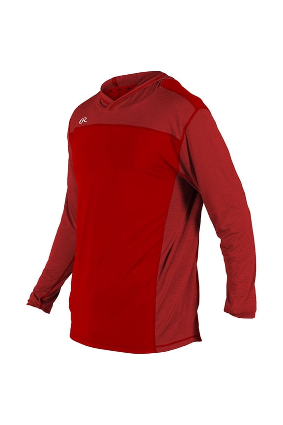 Mens Lightweight Training Hoodie Scarlet S