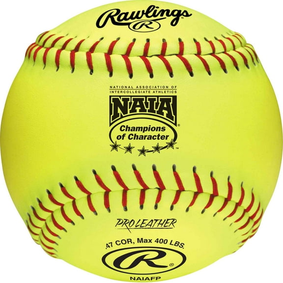 Rawlings | NAIA 12" Official Softballs | NAIA League | Game Use | 12U+ | 12 Count