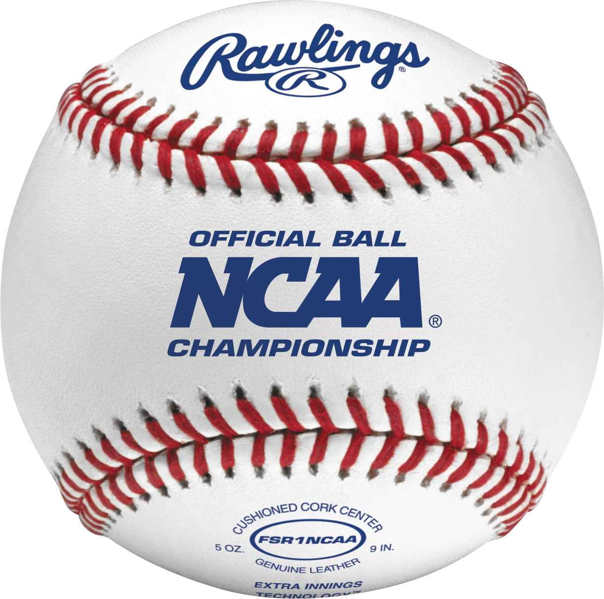 Rawlings NCAA Flat Seam Cushioned Cork Center Wool Windings EIT Baseballs