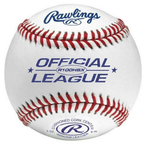 Rawlings NFHS One Dozen Cushioned Center Official Baseballs R100HSX