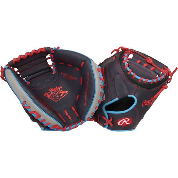 Rawlings NXT Catchers Mitt | 32.5-Inch | RHT | Navy/Gray