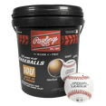 thumbnail image 1 of Rawlings | Official League CROLB Practice Youth Baseballs | Youth/10U | Bucket | 12 Count, 1 of 6
