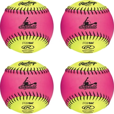 Rawlings Official League Recreational Use Fastpitch Softballs, 10 inch, 4 Count