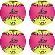 Rawlings | Official League Recreational Use Fastpitch Softballs 10IN | 8U | 4 Count