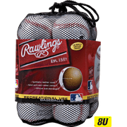 Rawlings | Official League Recreational Use Practice Baseballs | Youth/8U | Bag of 12 | OLB3BAG12 | 12 Count
