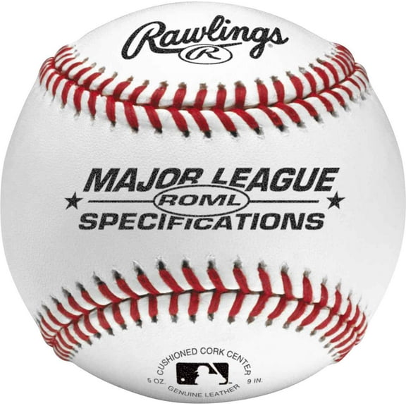 Rawlings Official MLB Specification Cushioned Cork Wool Windings Baseballs