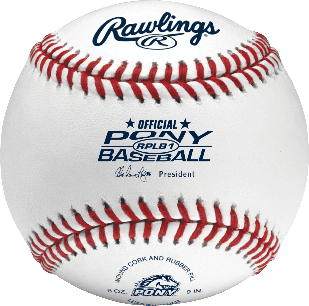 Rawlings RSGRPLB1-DZ Pony League Youth Balls (Dozen)
