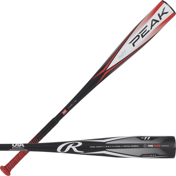 Rawlings Peak (2 5/8" Barrel) USA Youth Baseball Bat | 28" | -11