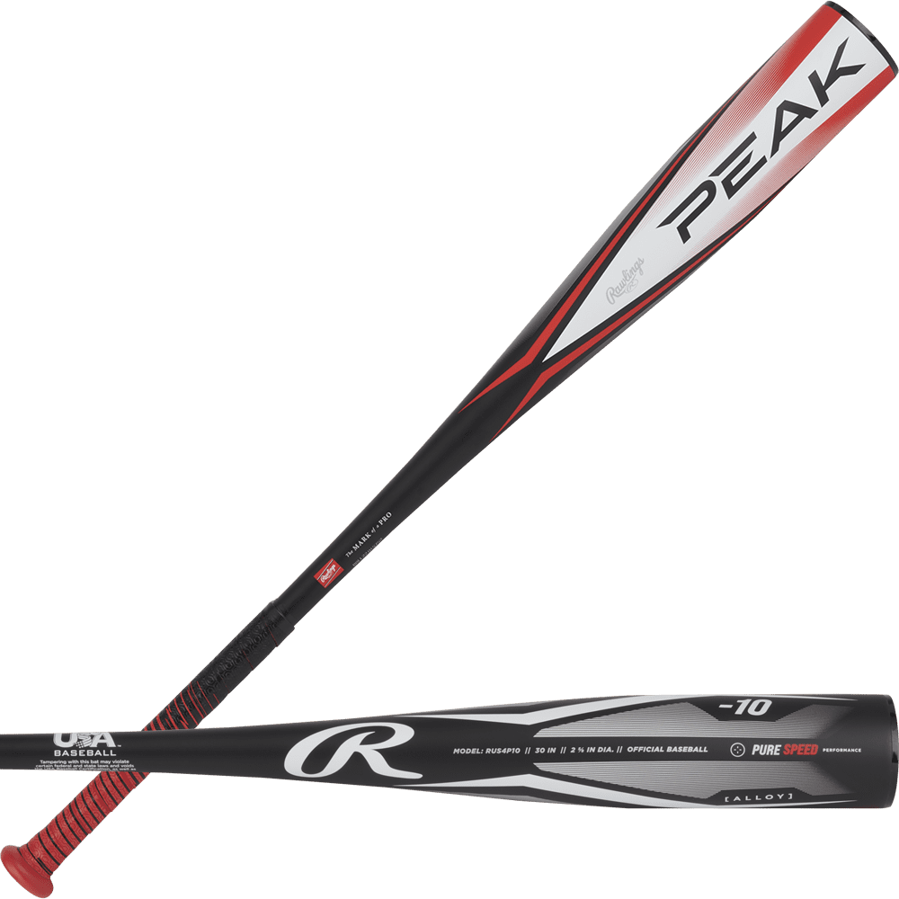 Rawlings Peak (2 5/8" Barrel) USA Youth Baseball Bat | 30" | -10