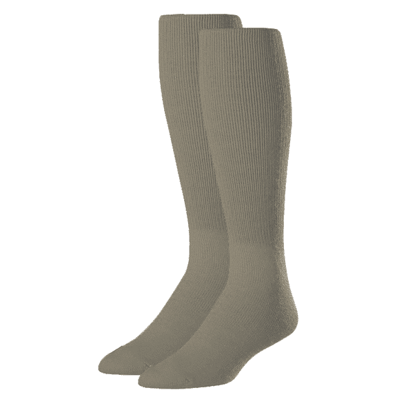 Rawlings Performance Baseball Socks | Over the Calf Athletic Socks | One Pair | Grey | Medium