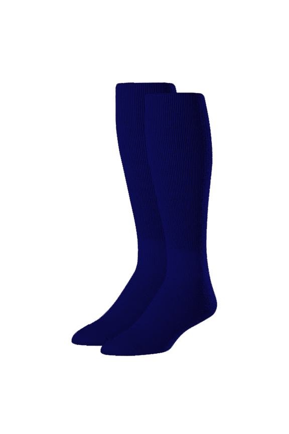 Performance Baseball Socks | Over the Calf Athletic Socks | One Pair | Navy | Medium