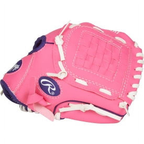 Rawlings Pink Tee Ball Bat, Glove and Helmet Bundle