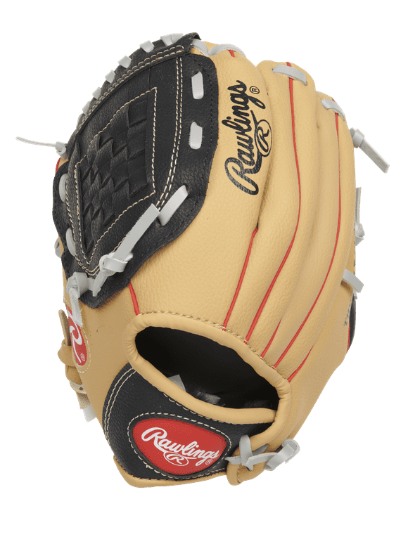 Rawlings Players Series 10 In. Youth T-Ball and Baseball Gloves and Mitts, Left Hand Throw