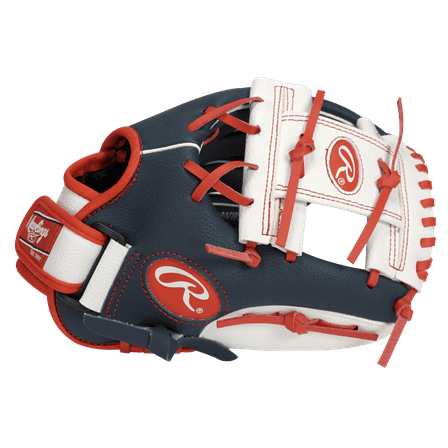 Rawlings Players Series 11 In. Youth T-Ball and Baseball Gloves and Mitts, Right Hand Throw