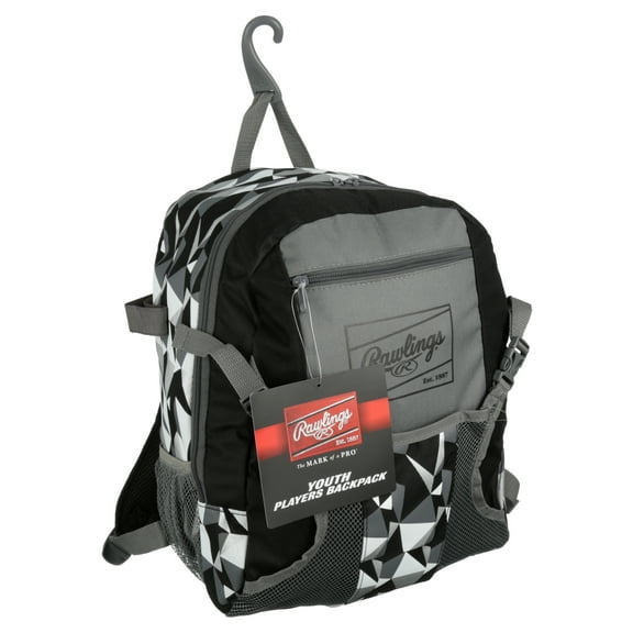 Rawlings | Youth Players T-ball Backpack Equipment Bag | Black