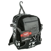 Rawlings Players Youth Tball Backpack Equipment Bag, Black