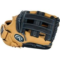 Rawlings Playmaker Series Youth Baseball Glove, Camel/Navy, 11.5 inch, Right Hand Throw