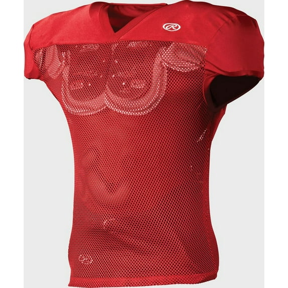 Rawlings Pro Cut Adult Adult Football Jersey Scarlet 2XL