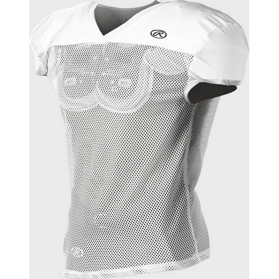 Rawlings Pro Cut Youth Football Jersey White Youth Medium