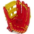 thumbnail image 1 of Rawlings Pro Preferred Outfield Glove | 303 Pattern | 12.75-Inch | RHT | Scarlet/Yellow, 1 of 2