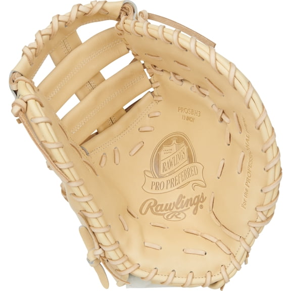 Rawlings Pro Preferred First Base Mitt | DCT Pattern | 13-Inch | LHT | Camel