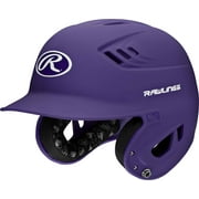 Rawlings R16 Matte Batting Helmet - Junior | Matte Purple | Junior