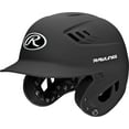 thumbnail image 1 of Rawlings R16 Matte Batting Helmet - Senior | Matte Black | SENIOR, 1 of 3