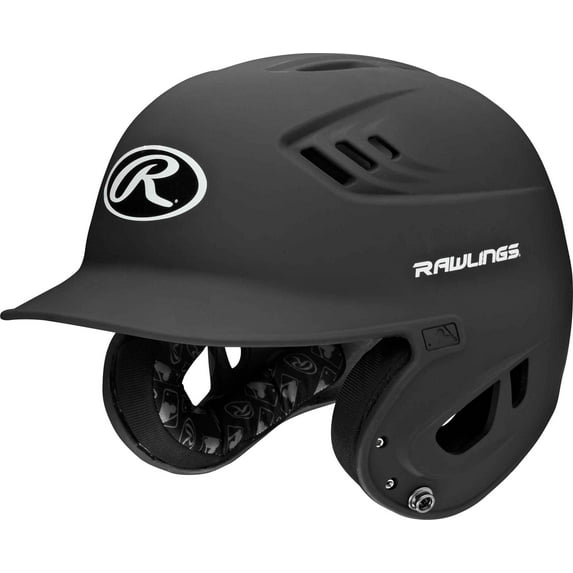 Rawlings R16 Matte Batting Helmet - Senior | Matte Black | SENIOR