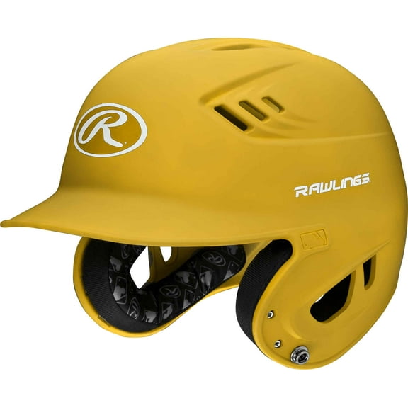 Rawlings R16 Matte Batting Helmet - Senior | Matte Light Gold | SENIOR
