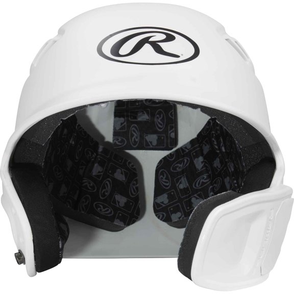 Rawlings R16 Reverse Batting Helmet - Senior - Matte | Matte White | SML