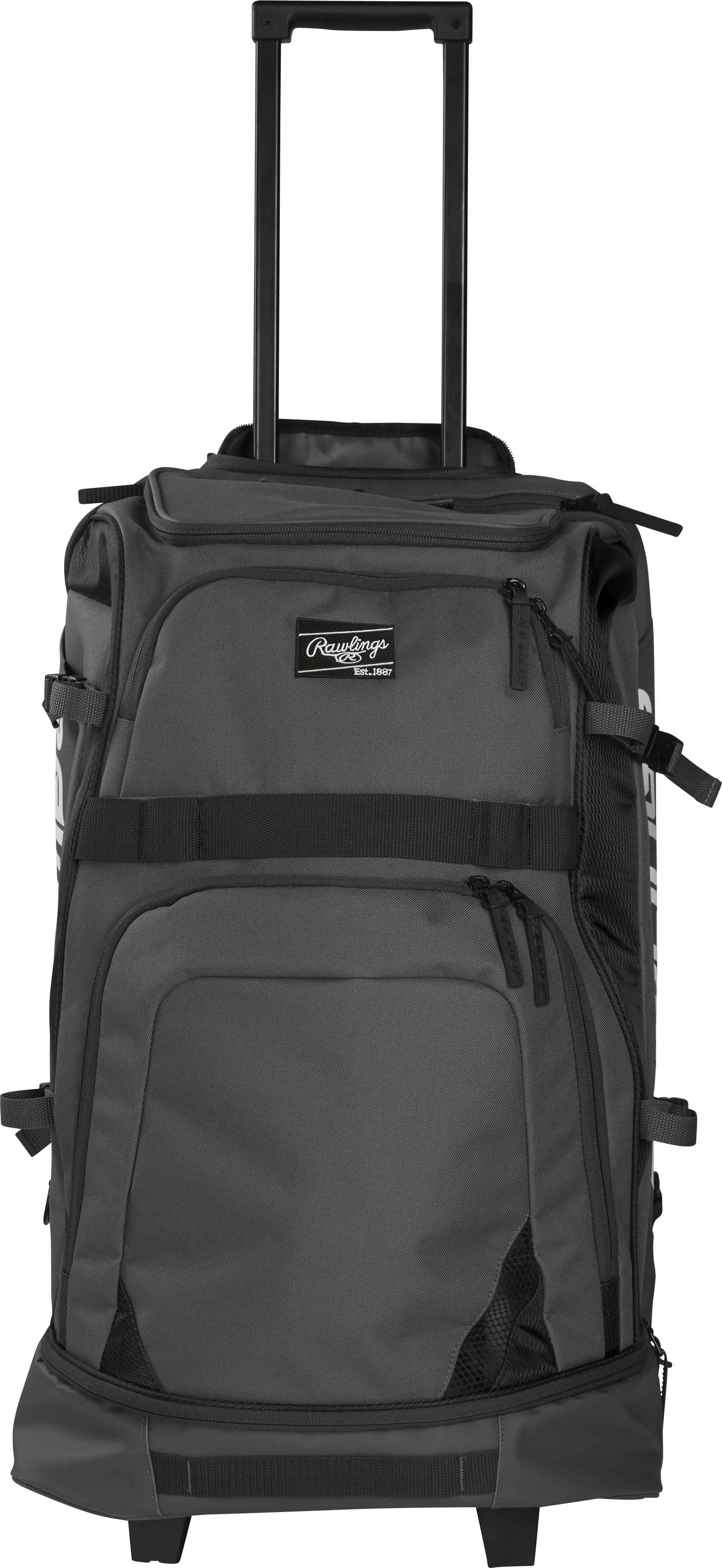 Rawlings R Baseball Wheeled Catcher S Bag Black Any Walmart Com