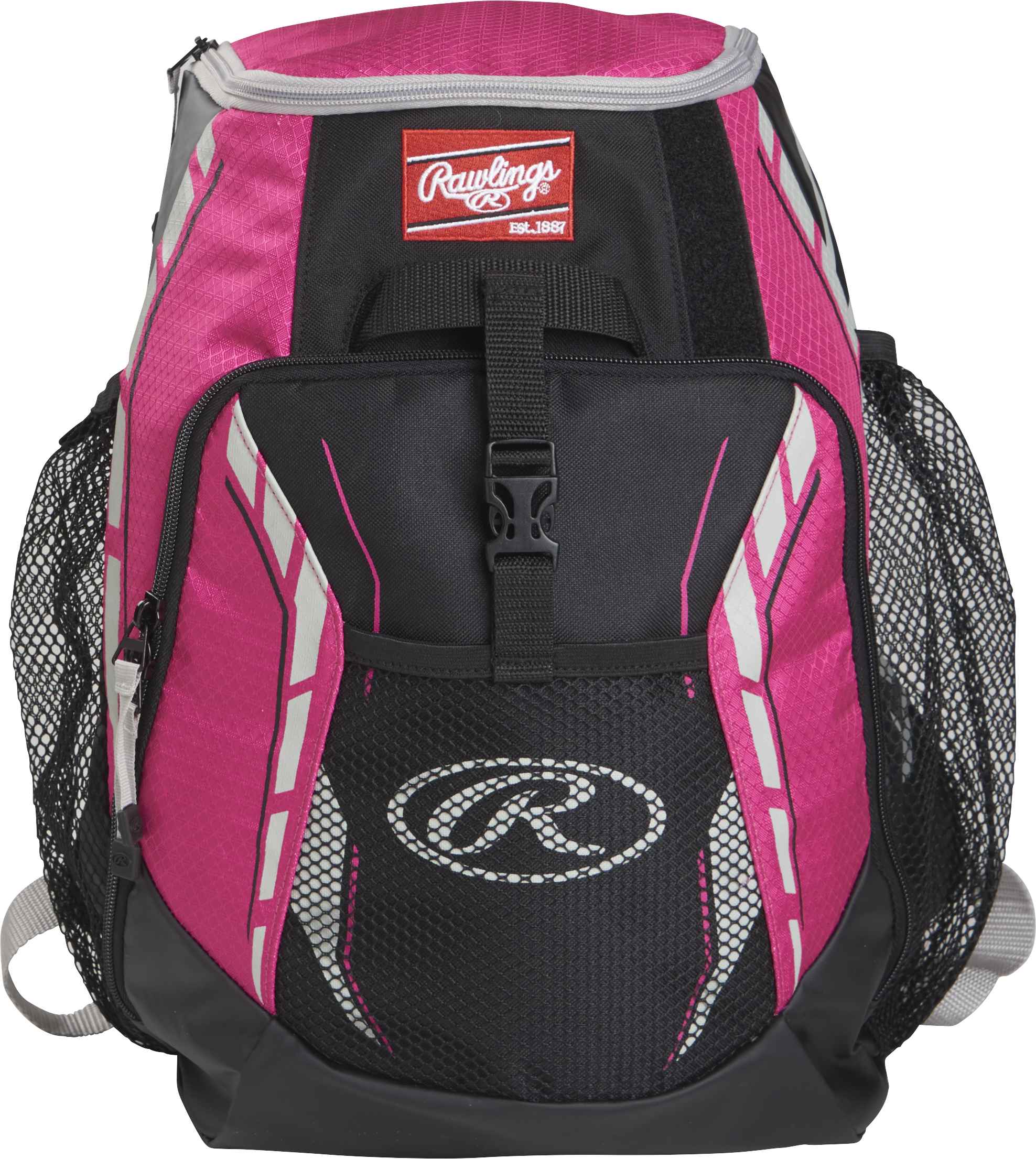 Rawlings R400 Baseball Youth Backpack | Neon Pink | Any - image 1 of 2