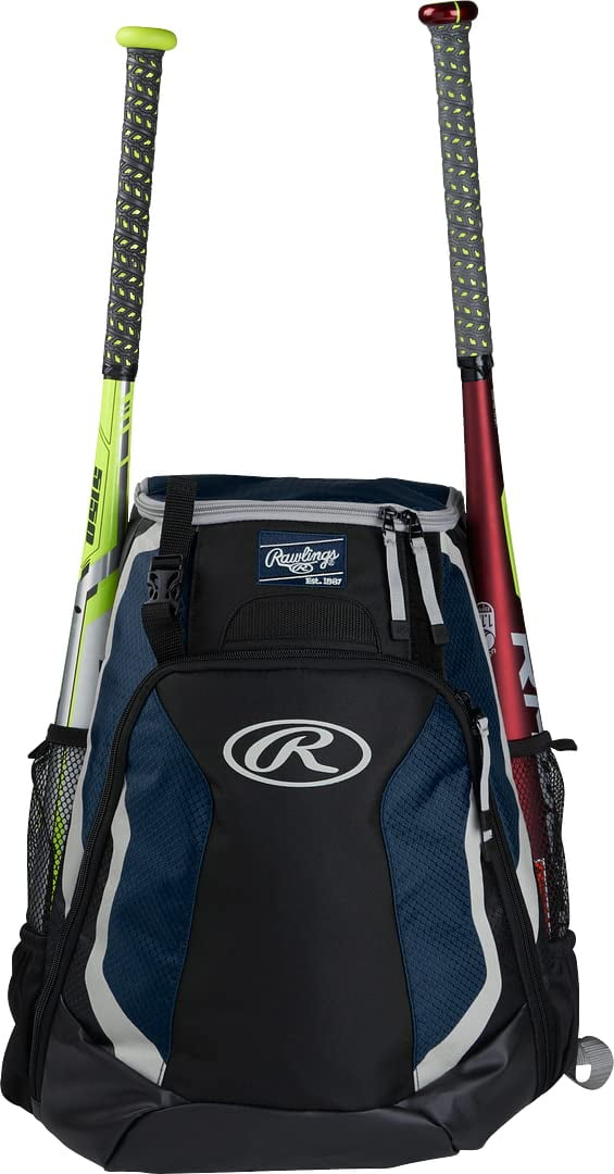 Rawlings R500 Baseball Bat Backpack Maroon Walmart