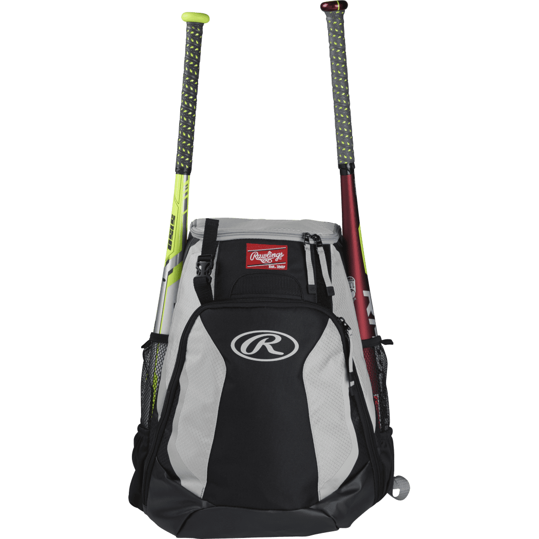 Rawlings R500 Baseball Bat Backpack, White