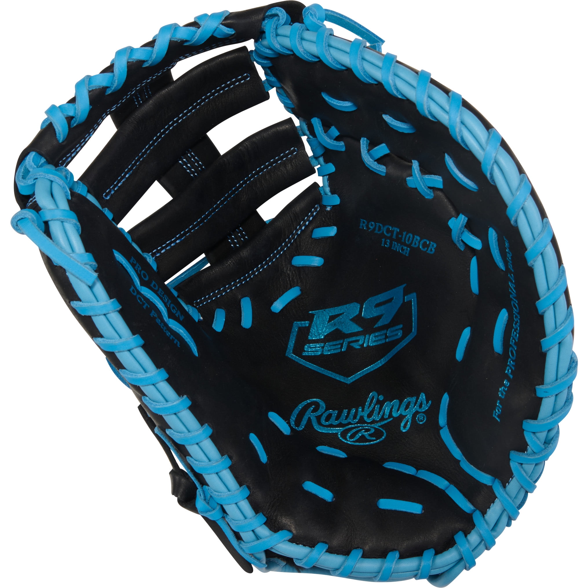 Rawlings R9 13-Inch First Base Mitt | DCT Pattern | RHT/LHT | Black ...
