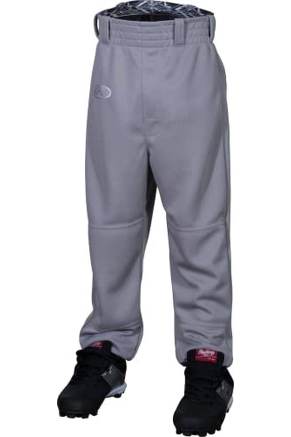 REMIX T-Ball & Youth Baseball & Softball Game/Practice Pants Grey/Black X-Large