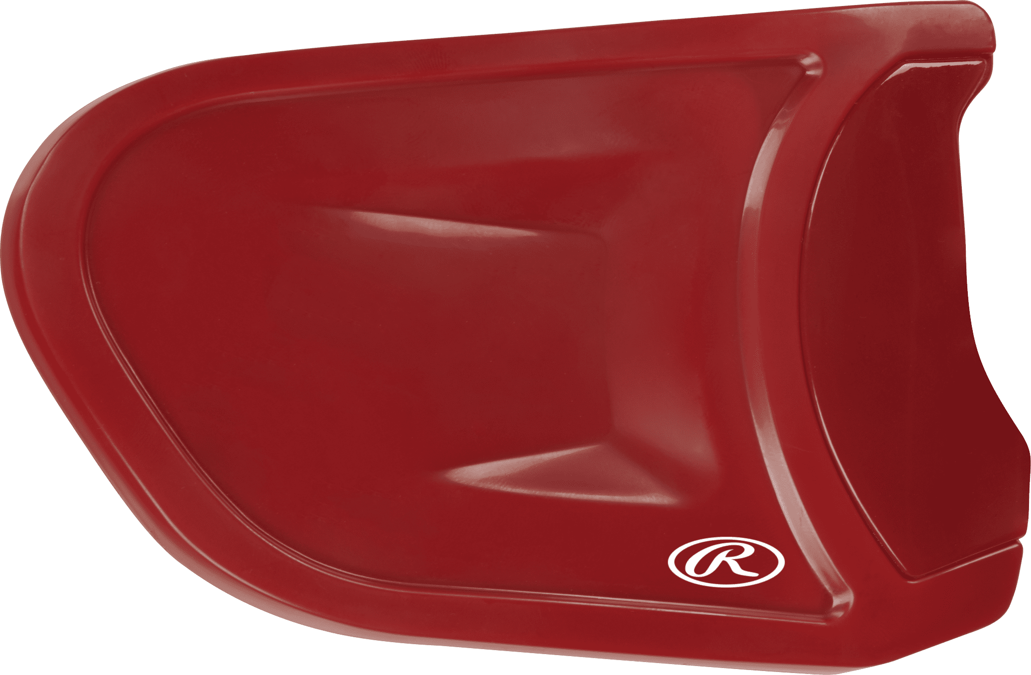 Rawlings REXT Batting Helmet Extension Flap Piece, Scarlet, Right Hand