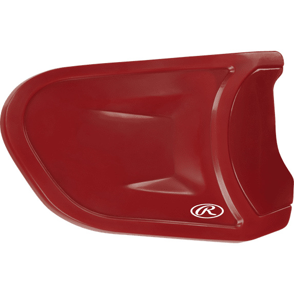 Rawlings REXT Batting Helmet Extension Flap Piece, Scarlet, Right Hand Batter