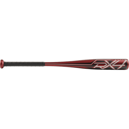 Rawlings RX4 Red Youth T-Ball Bat, 25 inch (-12)