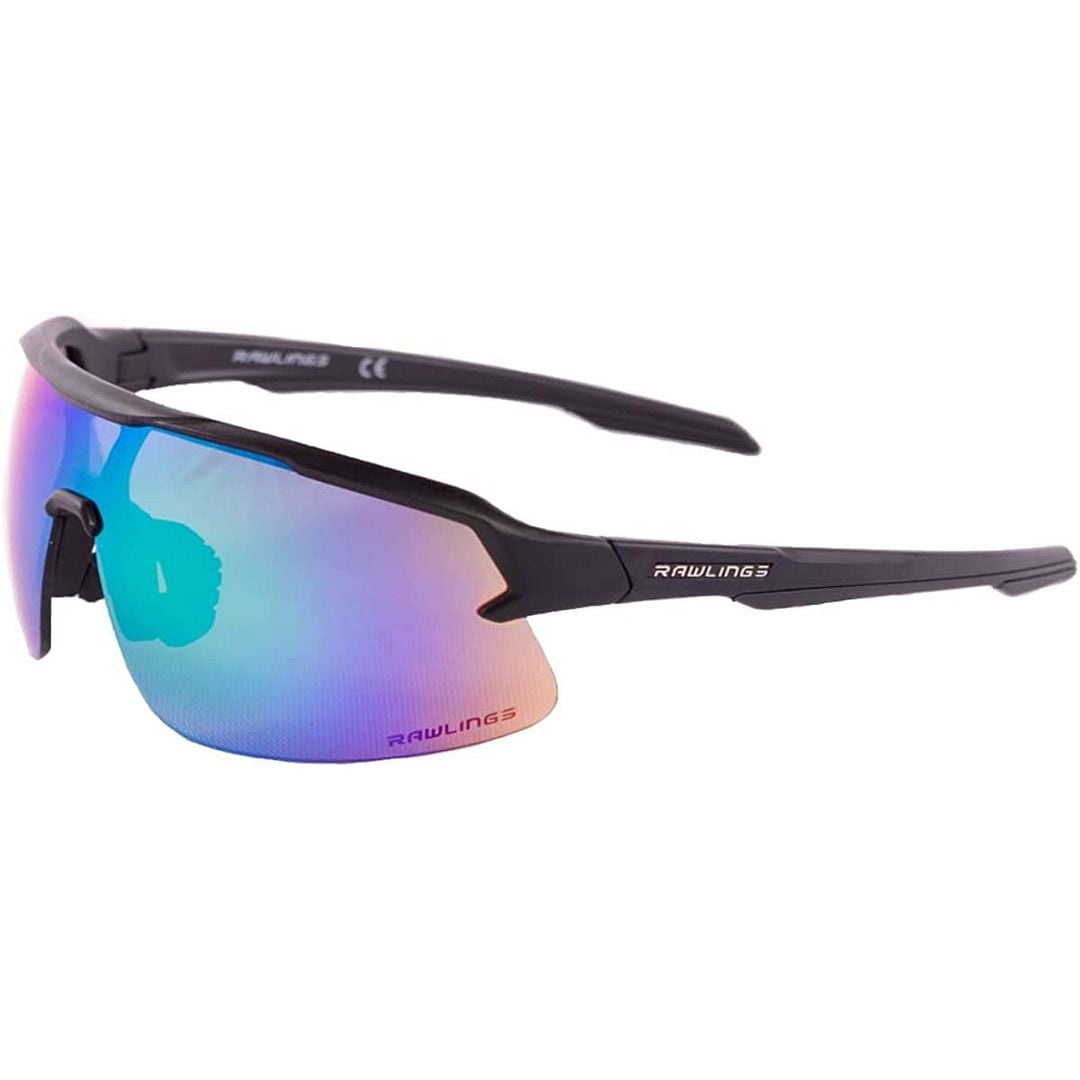 Rawlings RY 2101 Black and Green Mirror Sunglasses