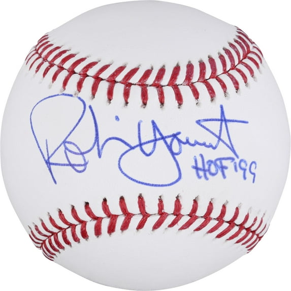 Rawlings Robin Yount Milwaukee Brewers Autographed Baseball with "HOF 99" Inscription - Fanatics Authentic Certified