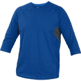 thumbnail image 1 of Rawlings Runner 3/4 Sleeve Adult Performance Shirt, Royal, Size L, 1 of 3