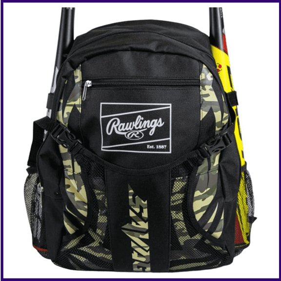 Rawlings | SAVAGE Backpack Equipment Bag | T-Ball/Youth Baseball & Softball