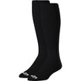thumbnail image 1 of Rawlings SOCM-BLK Breathable Acrylic Socks (Unisex Medium), Black (2 Pack), 1 of 6