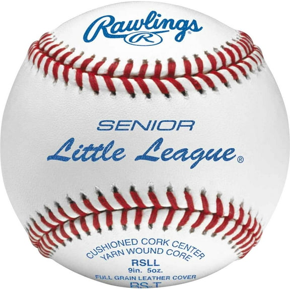 Rawlings Senior Little League Tournament Grade Cushioned Cork Center Baseballs