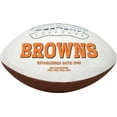 thumbnail image 1 of Rawlings Signature Series Full-Size Football, Cleveland Browns, 1 of 5